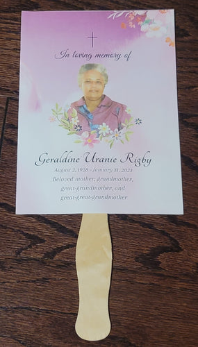 Customized Church Fan