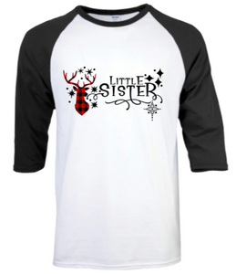Christmas Family Shirt, 3/4 Sleeves