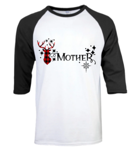 Christmas Family Shirt, 3/4 Sleeves